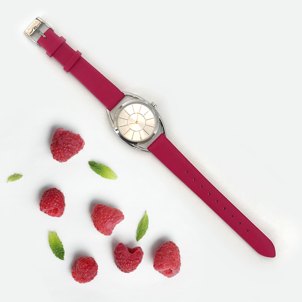 MINET Růžové dámské hodinky ICON RASPBERRY FEVER - Dámské