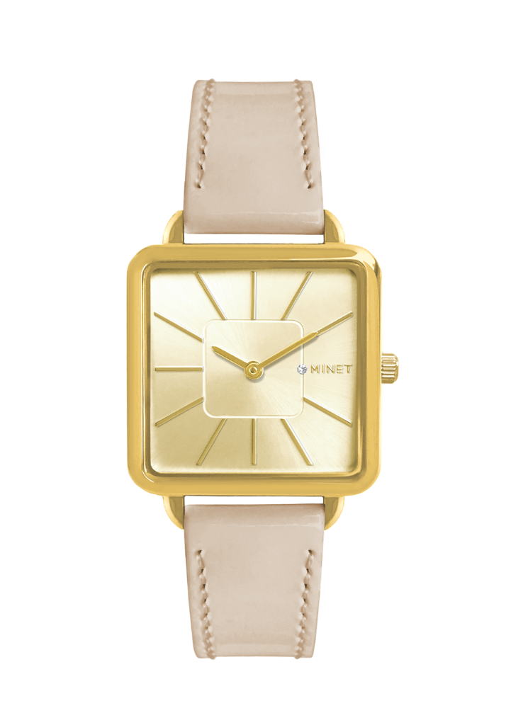 MINET MWL5118 (Béžové dámské hodinky MINET OXFORD GOLDEN BEIGE)