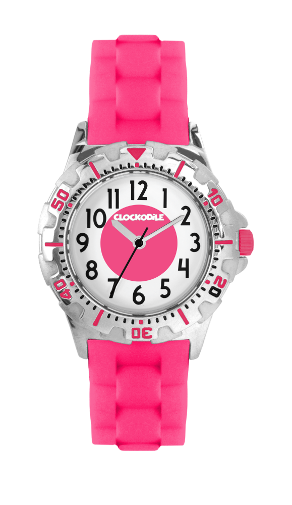 CLOCKODILE Svítící růžové sportovní dívčí dětské hodinky SPORT 3.0 - Dětské