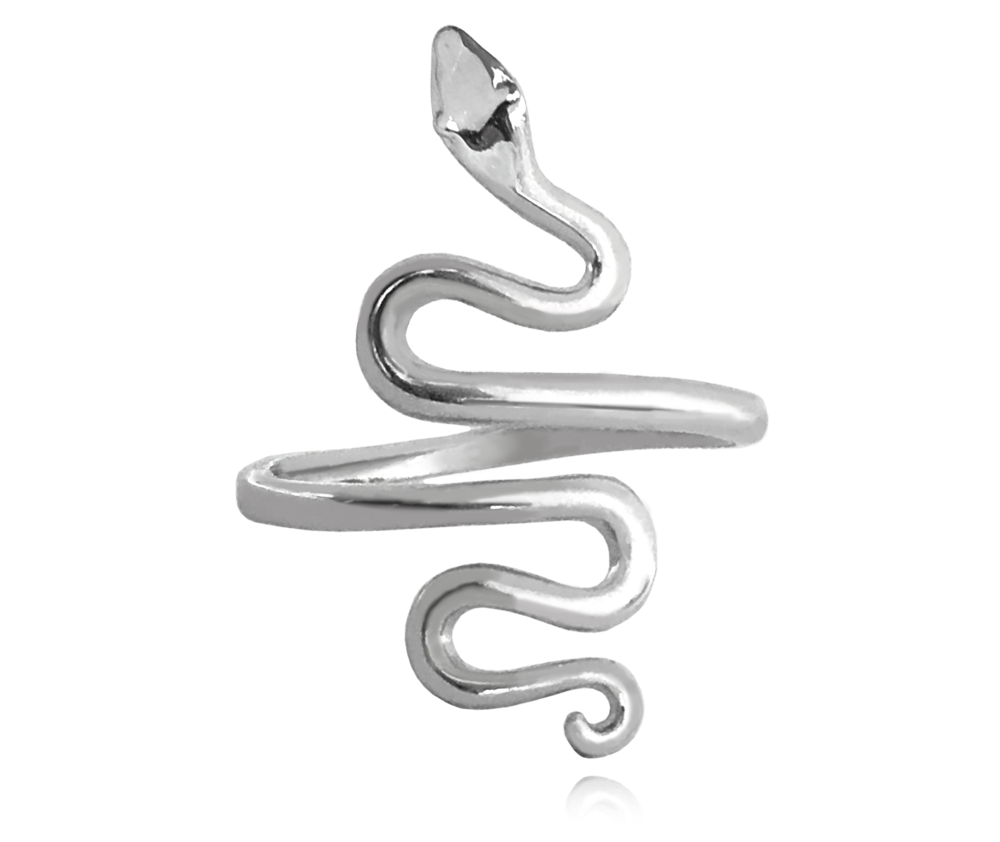 Stříbrný prsten MINET SNAKE vel. 56