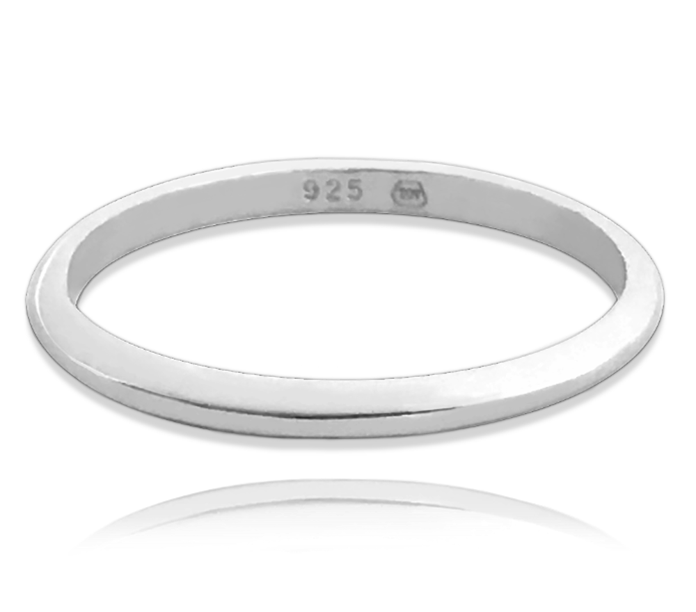 MINET Minimalistický stříbrný prsten vel. 55