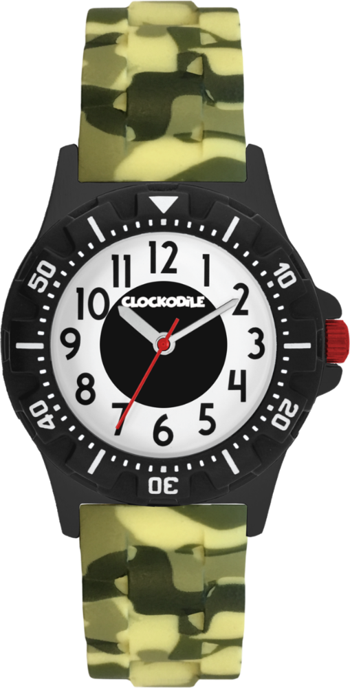 CLOCKODILE Svítící maskáčové sportovní chlapecké dětské hodinky SPORT 3.0 CWB0046