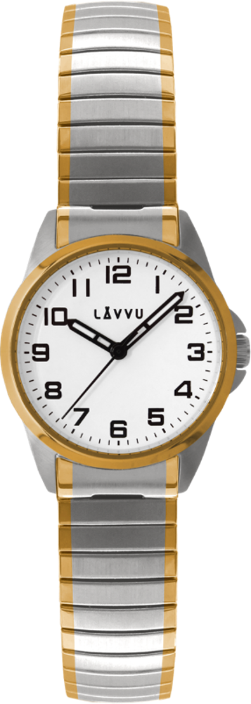LAVVU Dámské pružné hodinky LAVVU STOCKHOLM Small Bicolor LWL5014