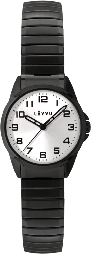 Dámské pružné hodinky LAVVU STOCKHOLM Small Black