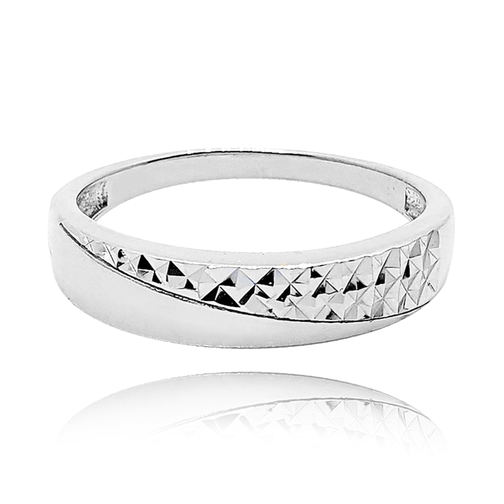 MINET Luxusní stříbrný prsten vel. 49 JMAS0119SR49