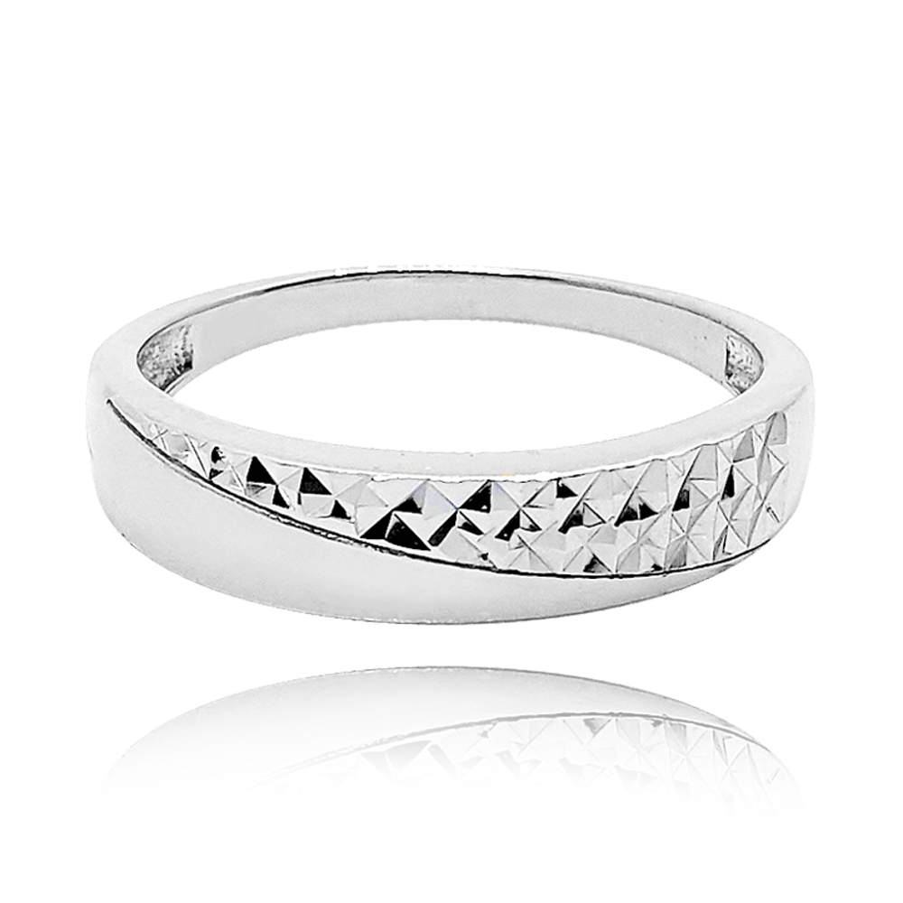 MINET Luxusní stříbrný prsten vel. 57 JMAS0119SR57