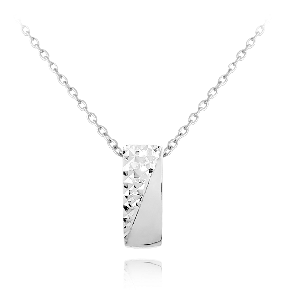 MINET Luxusní stříbrný náhrdelník