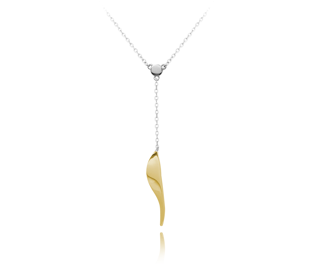 Pozlacený stříbrný náhrdelník MINET