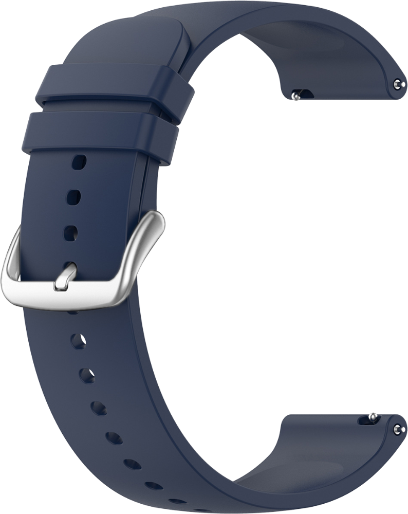 LAVVU Tmavě modrý silikonový řemínek na hodinky - 20