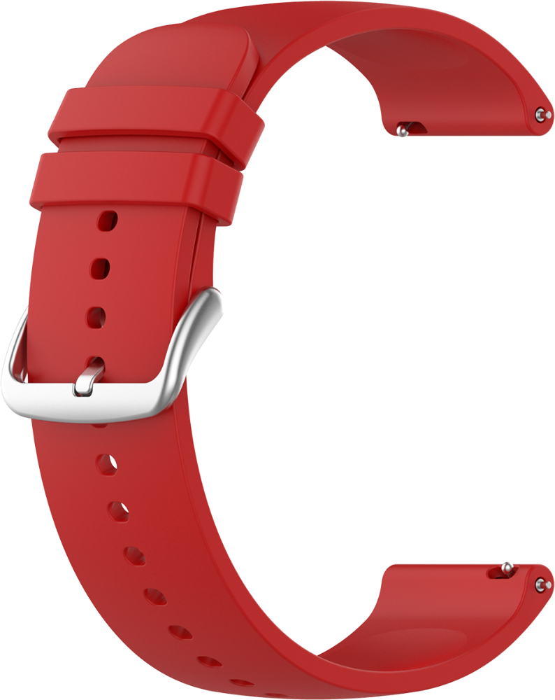 LAVVU Červený silikonový řemínek na hodinky - 20 LS00R20