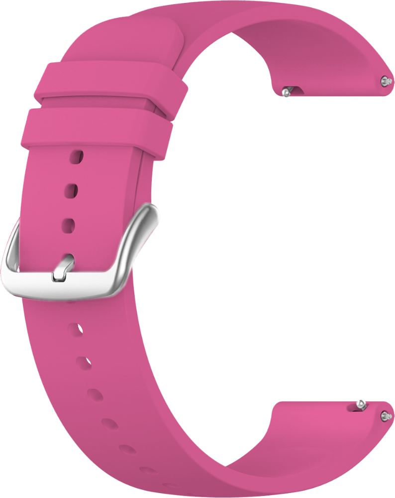 LAVVU Růžový silikonový řemínek na hodinky - 20 LS00X20