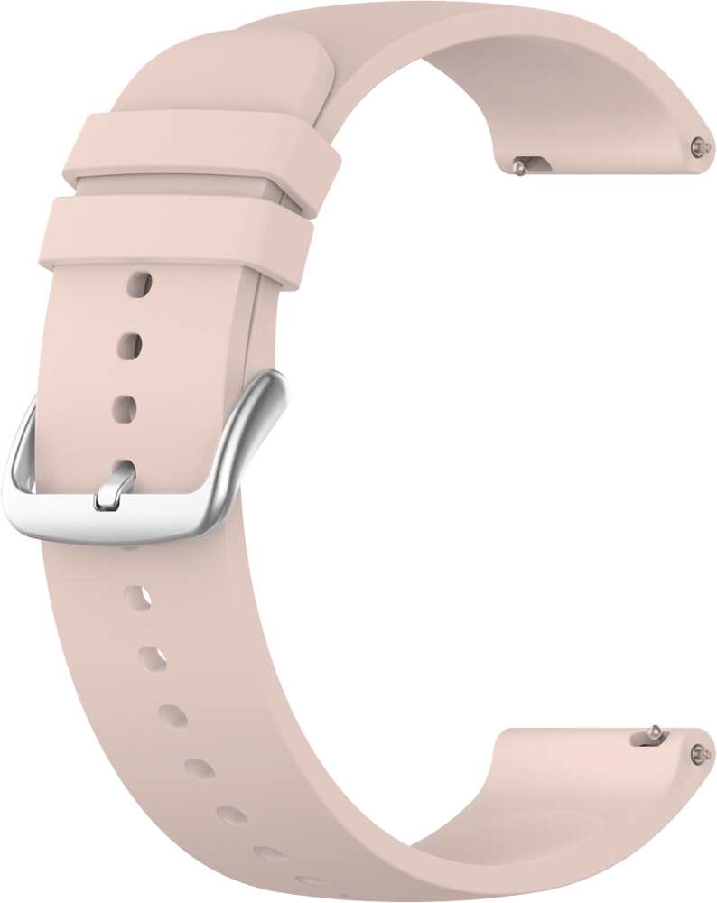 LAVVU Světle růžový silikonový řemínek na hodinky - 20 LS00P20