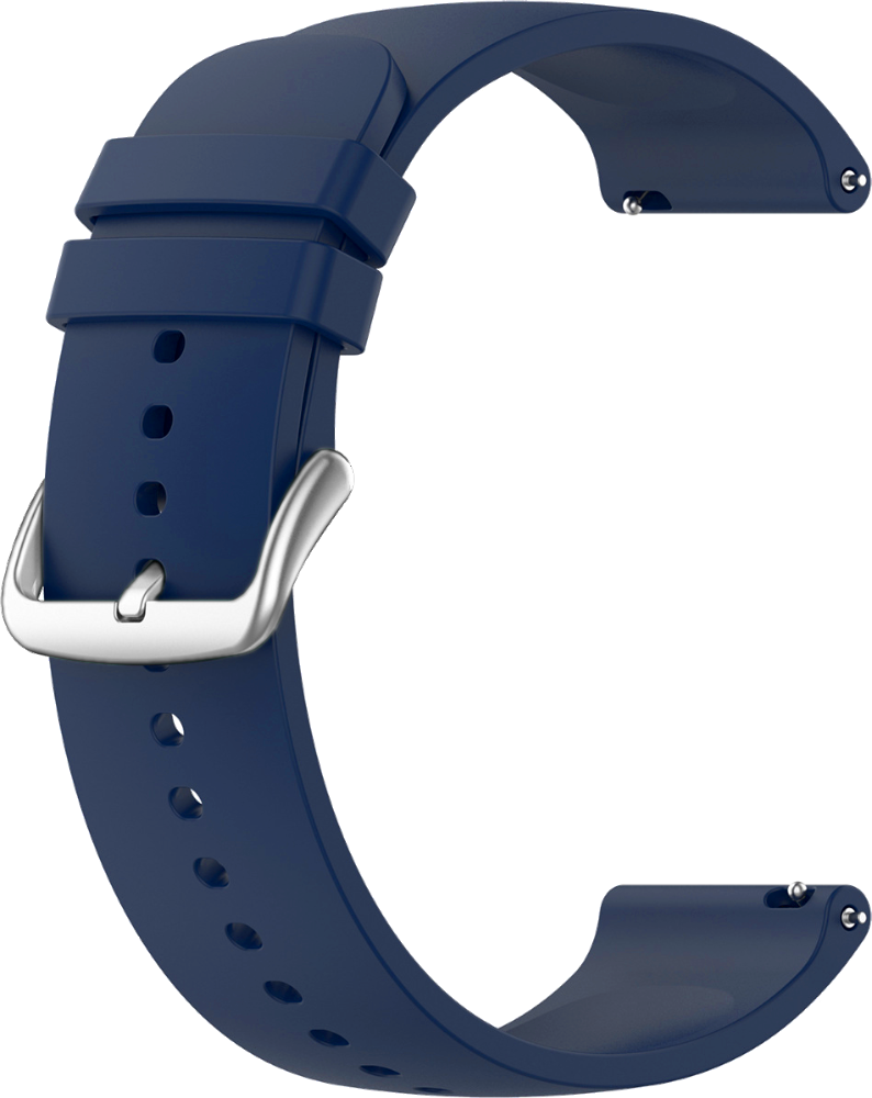 LAVVU Tmavě modrý silikonový řemínek na hodinky - 20 LS00L20