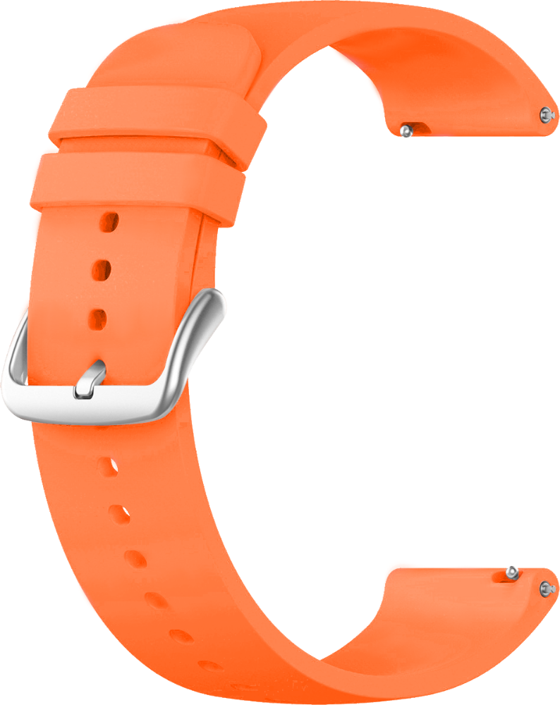 LAVVU Oranžový silikonový řemínek na hodinky - 18 LS00O18