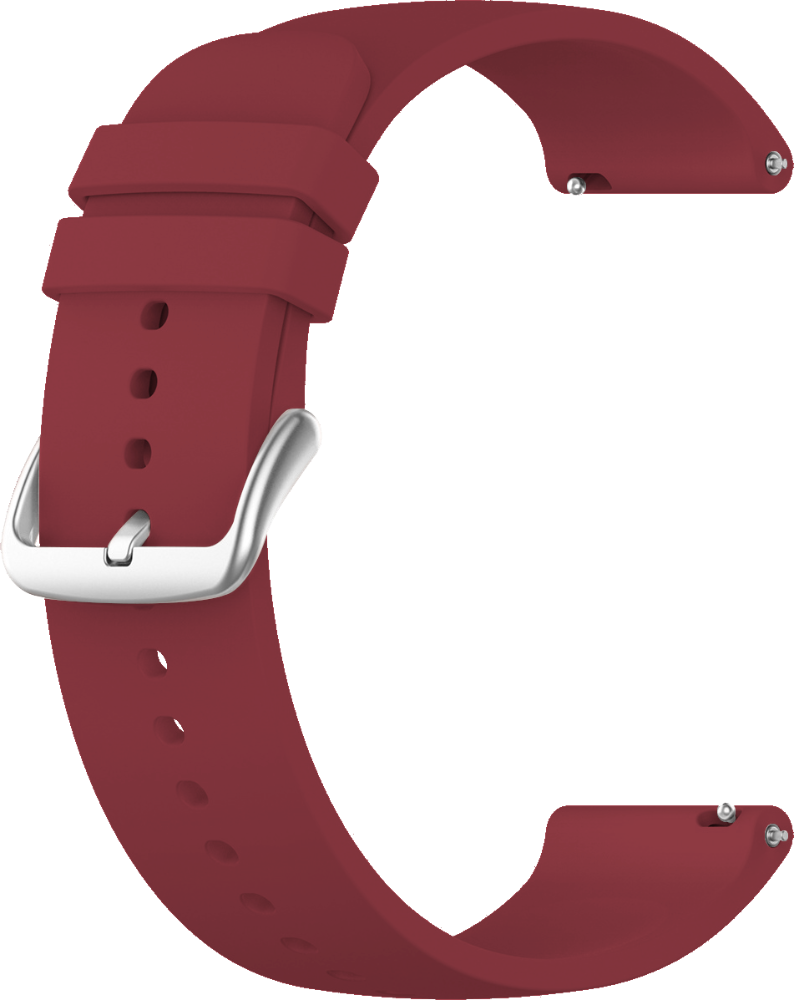 LAVVU Vínový silikonový řemínek na hodinky - 20 LS00V20