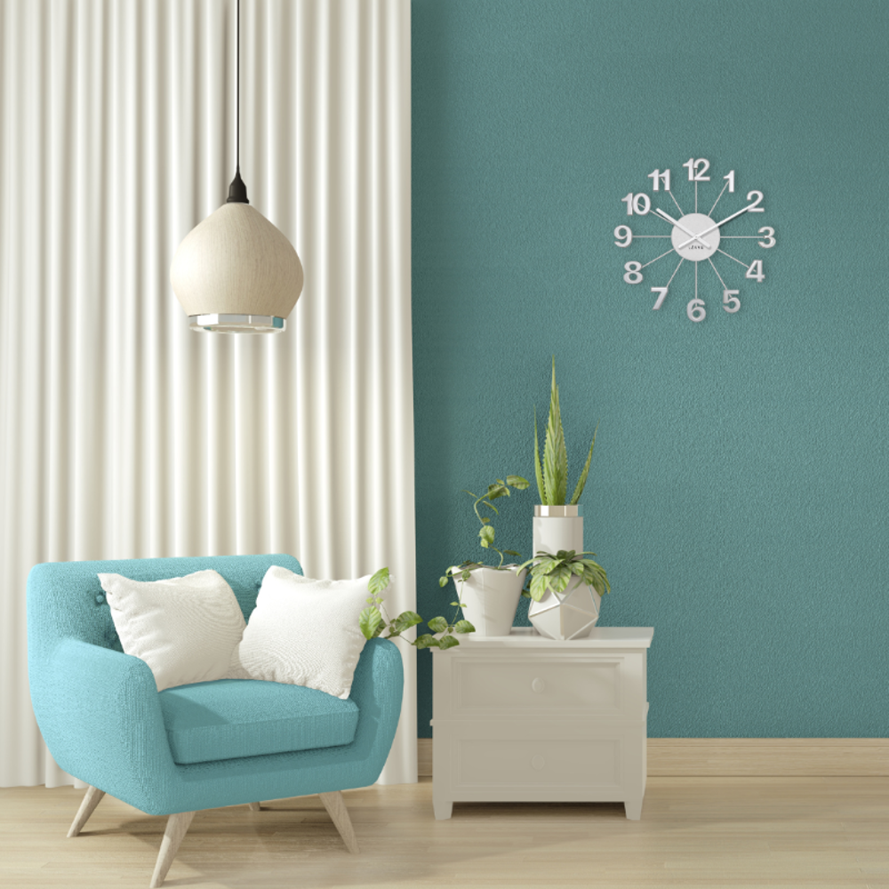 LAVVU Stříbrné hodiny Nuance vyrobené v Čechách ⌀42cm LCT5000