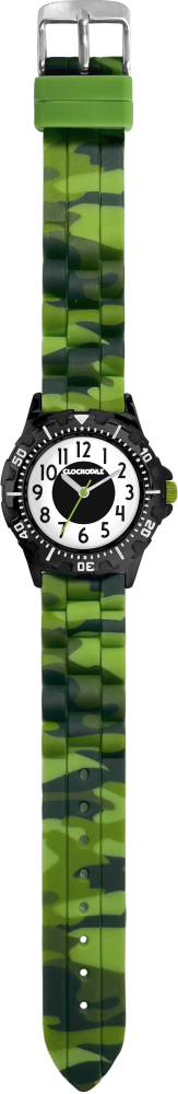CLOCKODILE Svítící maskáčové sportovní chlapecké dětské hodinky SPORT 4.0