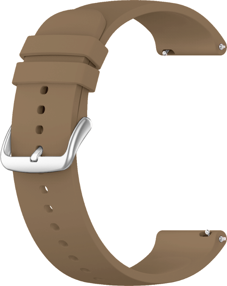 LAVVU Béžový silikonový řemínek na hodinky - 22 LS00E22