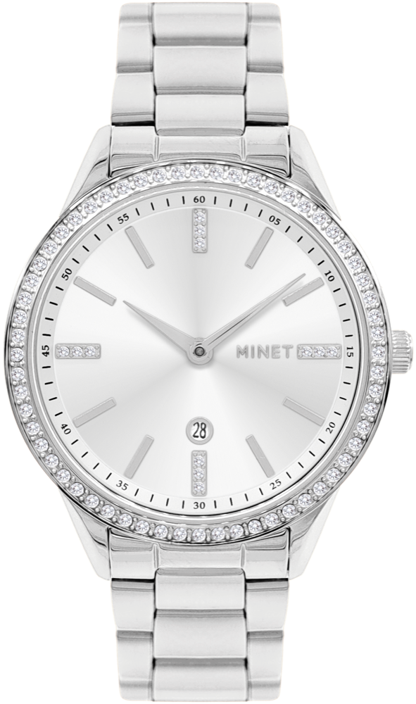 MINET Stříbrné dámské hodinky AVENUE MWL5310