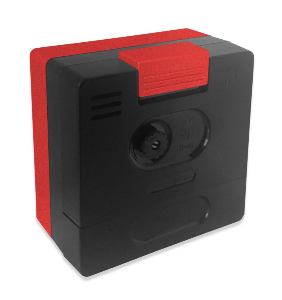 LAVVU Červený budík SWEEP s plynulým chodem - 3 ROKY ZÁRUKA! LAS3047