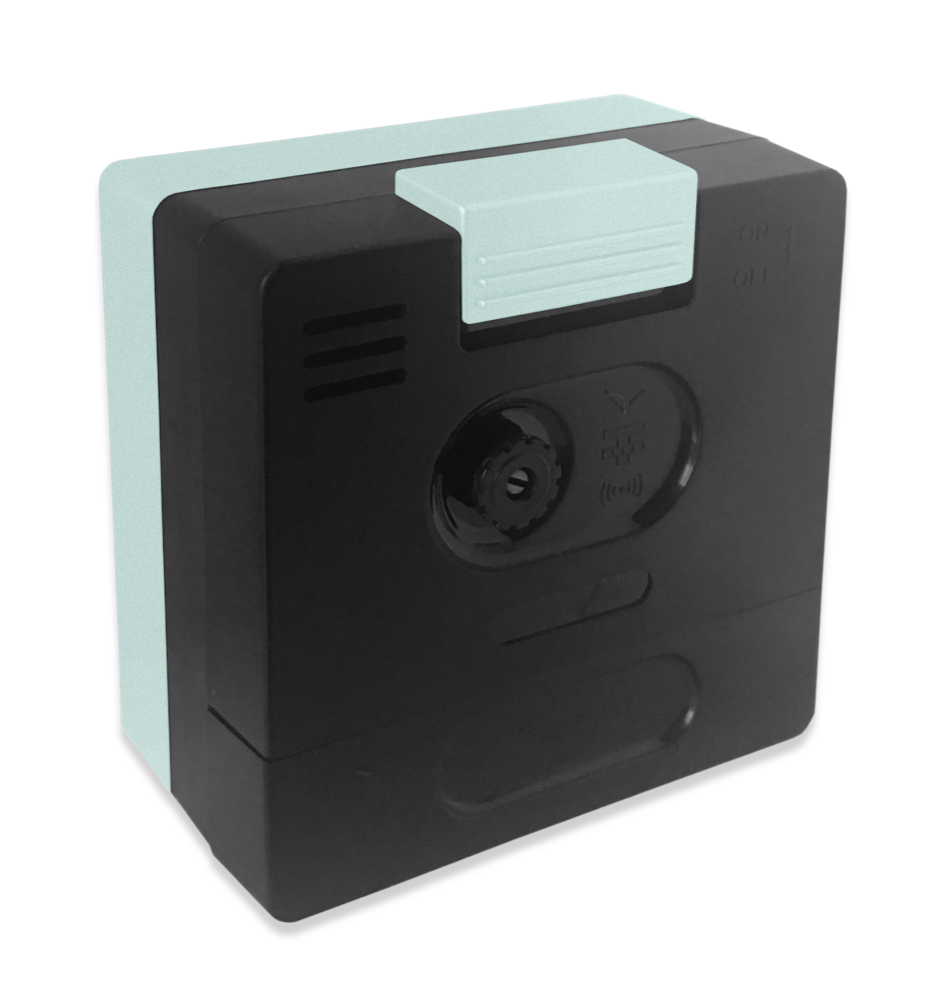 LAVVU Stříbřitě-modrý budík SWEEP s plynulým chodem - 3 ROKY ZÁRUKA! LAS3017