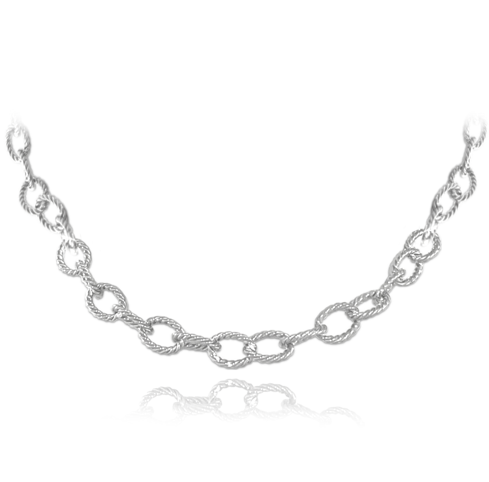 MINET Stříbrný náhrdelník Ag 925/1000 13,70g JMAS0220SN45