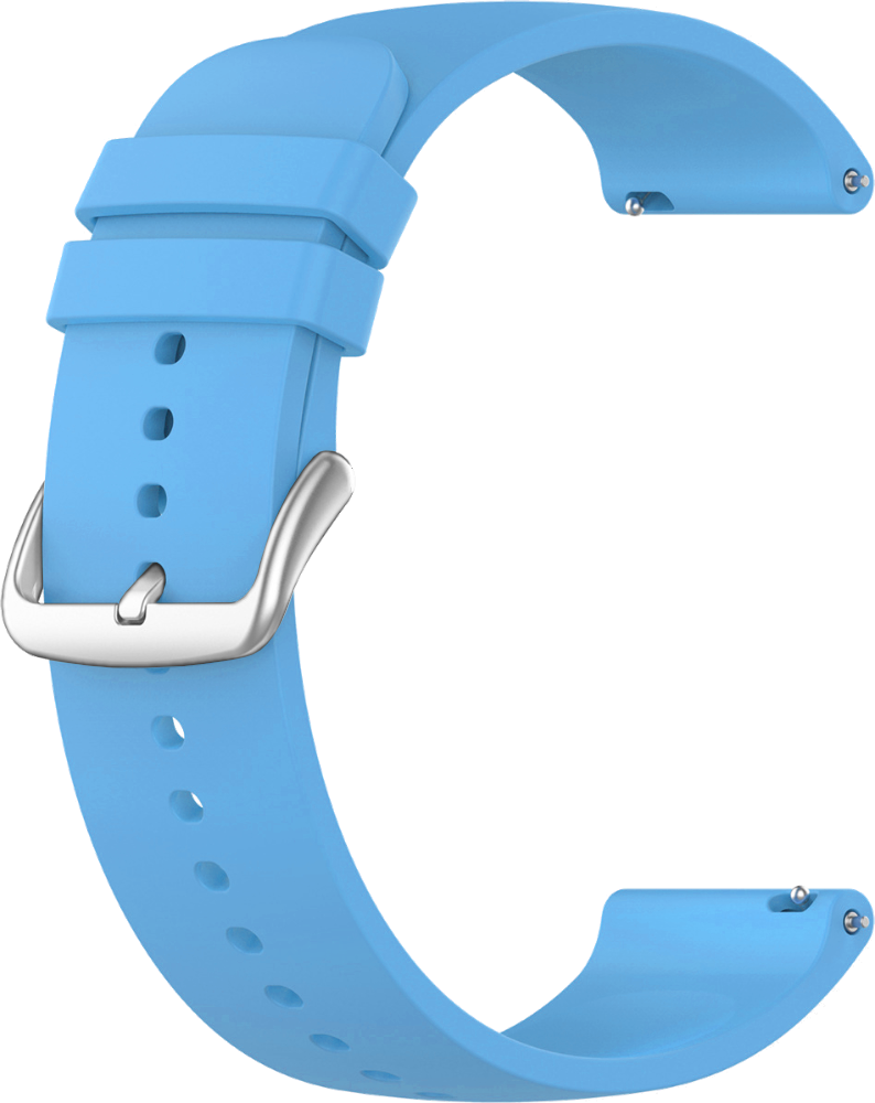 LAVVU Světle modrý silikonový řemínek na hodinky - 20 LS00J20