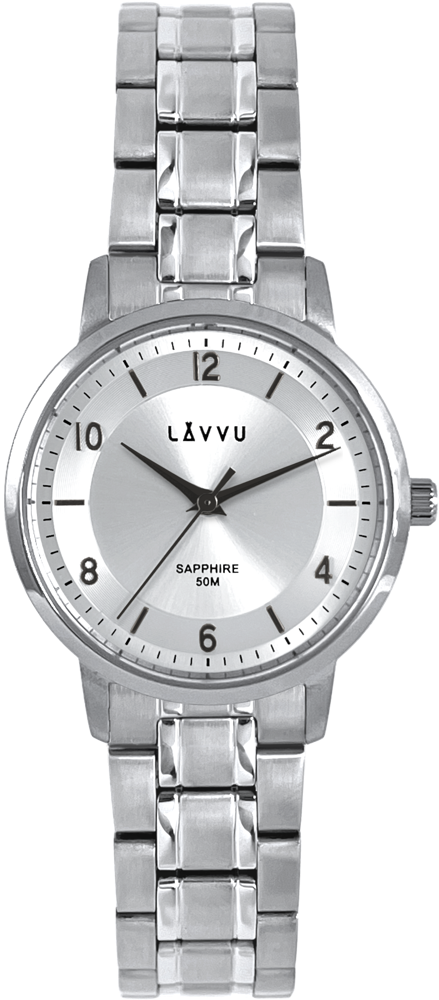 LAVVU Stříbrné dámské hodinky LINSELL se safírovým sklem LWL5060