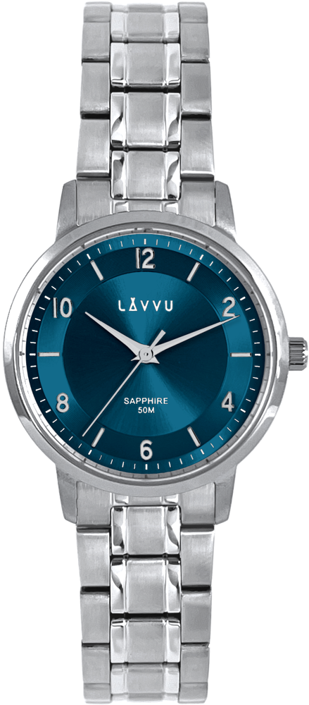 LAVVU Stříbrné dámské hodinky LINSELL se safírovým sklem LWL5061