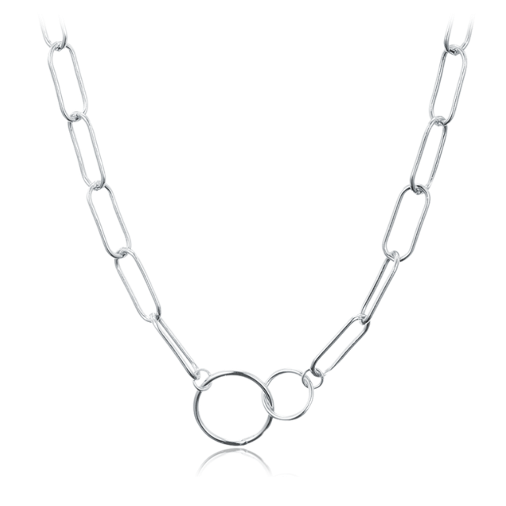 MINET Stříbrný náhrdelník v italském stylu JMAS0177SN46