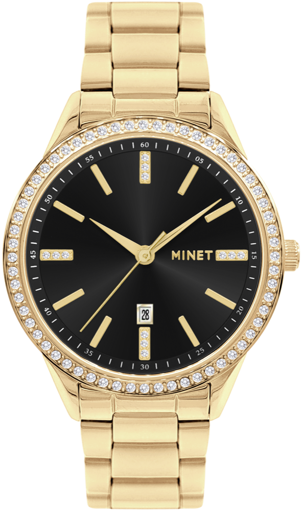 MINET Zlaté dámské hodinky Avenue MWL5320