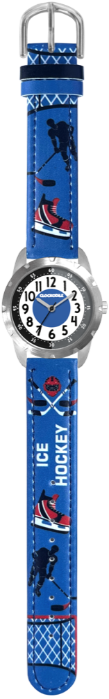 CLOCKODILE Svítící modré chlapecké hodinky HOKEJ CWB0110