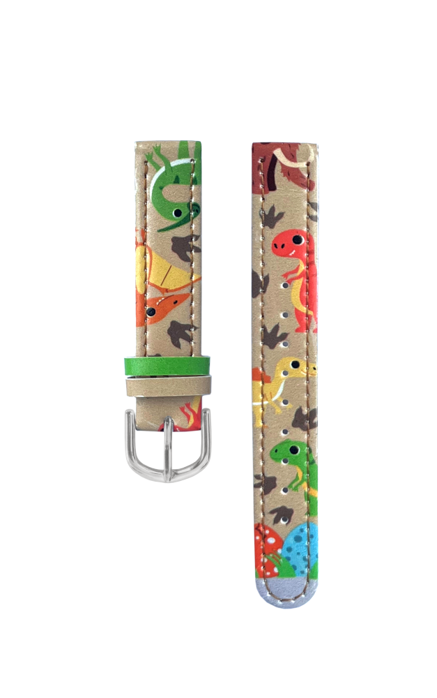 CLOCKODILE Béžový řemínek k dětským hodinkám dinosaurus CSB0101