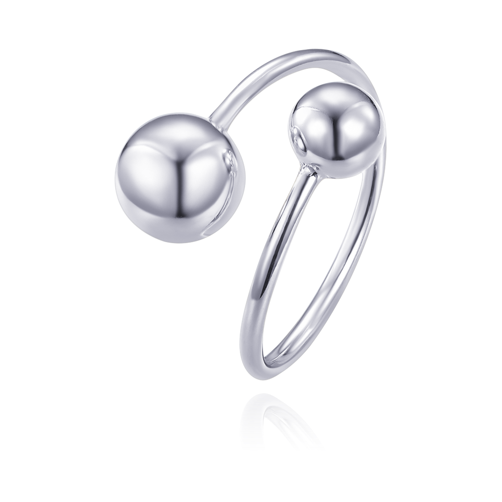 MINET Stříbrný prsten s kuličkami vel. 60 JMAS0263SR60