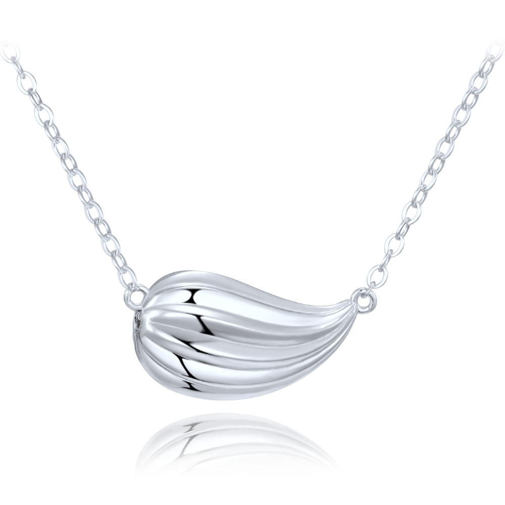 MINET Broušený stříbrný náhrdelník JMAS0277SN45