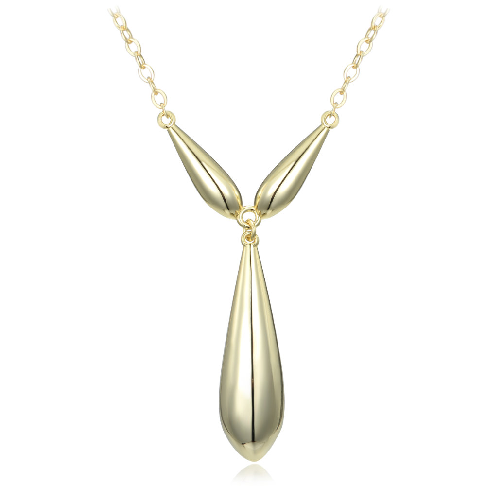 MINET Pozlacený stříbrný náhrdelník JMAS0278GN45