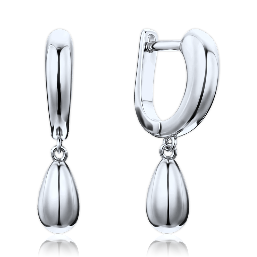 MINET Elegantní stříbrné náušnice