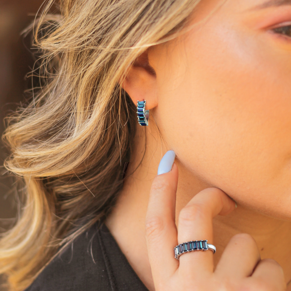 MINET Luxusní stříbrný prsten se zirkony s povrchovou úpravou vel. 57 JMAS0293MR57