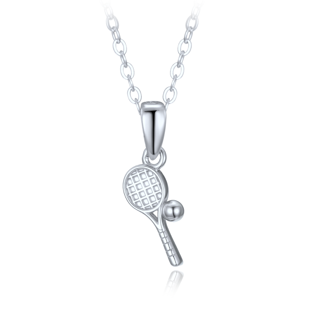 MINET Stříbrný náhrdelník tenisová raketa JMAN0658SN48