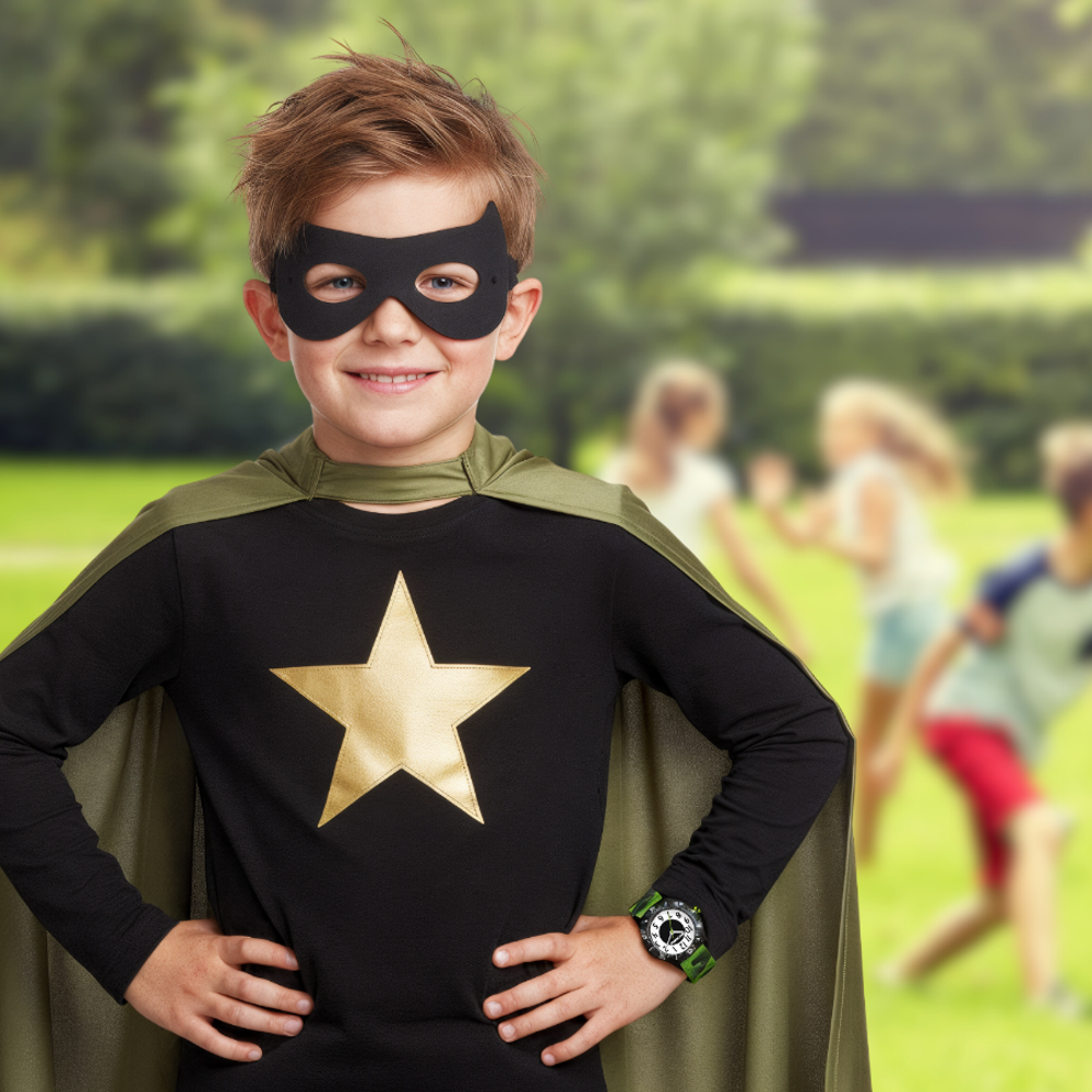 CLOCKODILE Svítící maskáčové sportovní chlapecké dětské hodinky SPORT 4.0