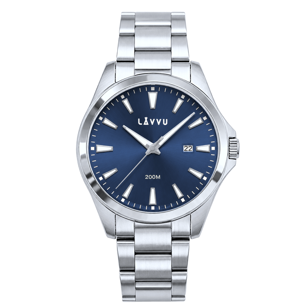 LAVVU 20 ATM Pánské hodinky ISBRYDER Blue LWM0330
