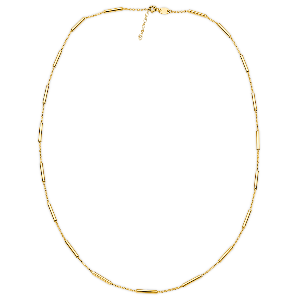 MINET Elegantní zlatý náhrdelník s tyčkami Au 585/1000 3,20g