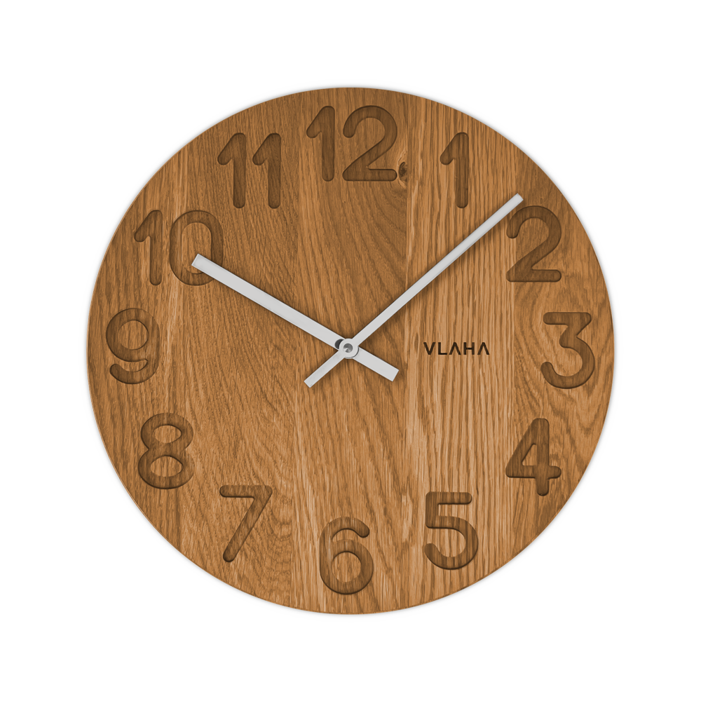 vlaha-d-ev-n-hodiny-oak-vyroben-v-ech-ch-se-st-brn-mi-ru-kami-34cm