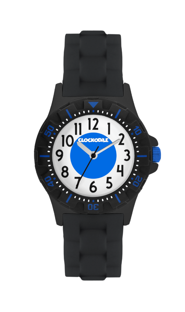 Svítící černé sportovní chlapecké hodinky CLOCKODILE SPORT 3.0