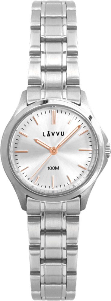 Dámské hodinky LAVVU ARENDAL Rose Gold s vodotěsností 100M